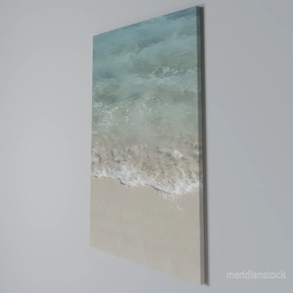 SERENITY BY THE SHORE Vertical Canvas Print - Bild 3