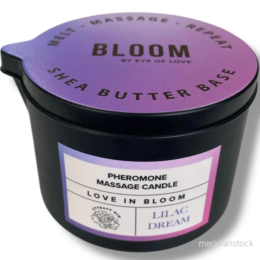 EYE OF LOVE - BLOOM MASSAGE CANDLE INDICA LILAC DREAM 150 ML - Bild 2