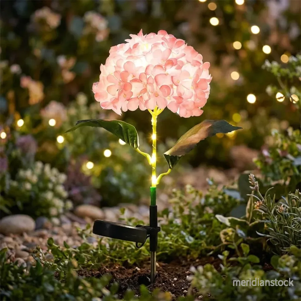 Solcellsdriven blomsterpålslampa – Solarispetal