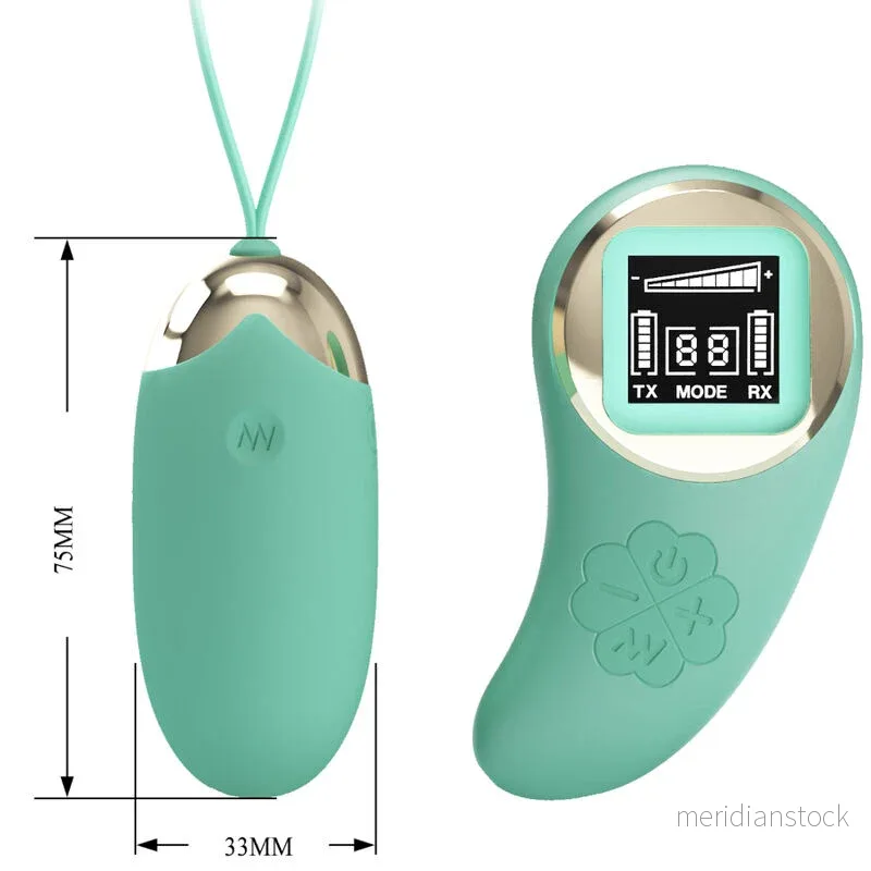 PRETTY LOVE - GREEN REMOTE CONTROL VIBRATING EGG MINE - Bild 3