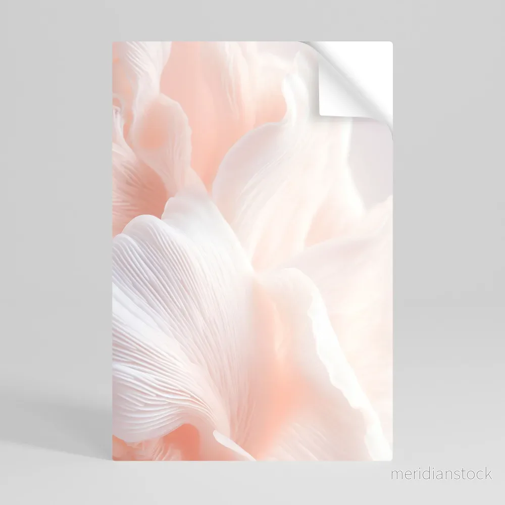 DELICATE PINK HARMONY Självhäftande Vertikal Poster - Bild 3