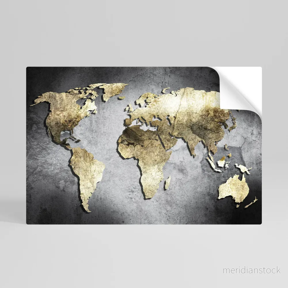 GOLDEN GLOBE TREASURE Självhäftande Horisontell Poster