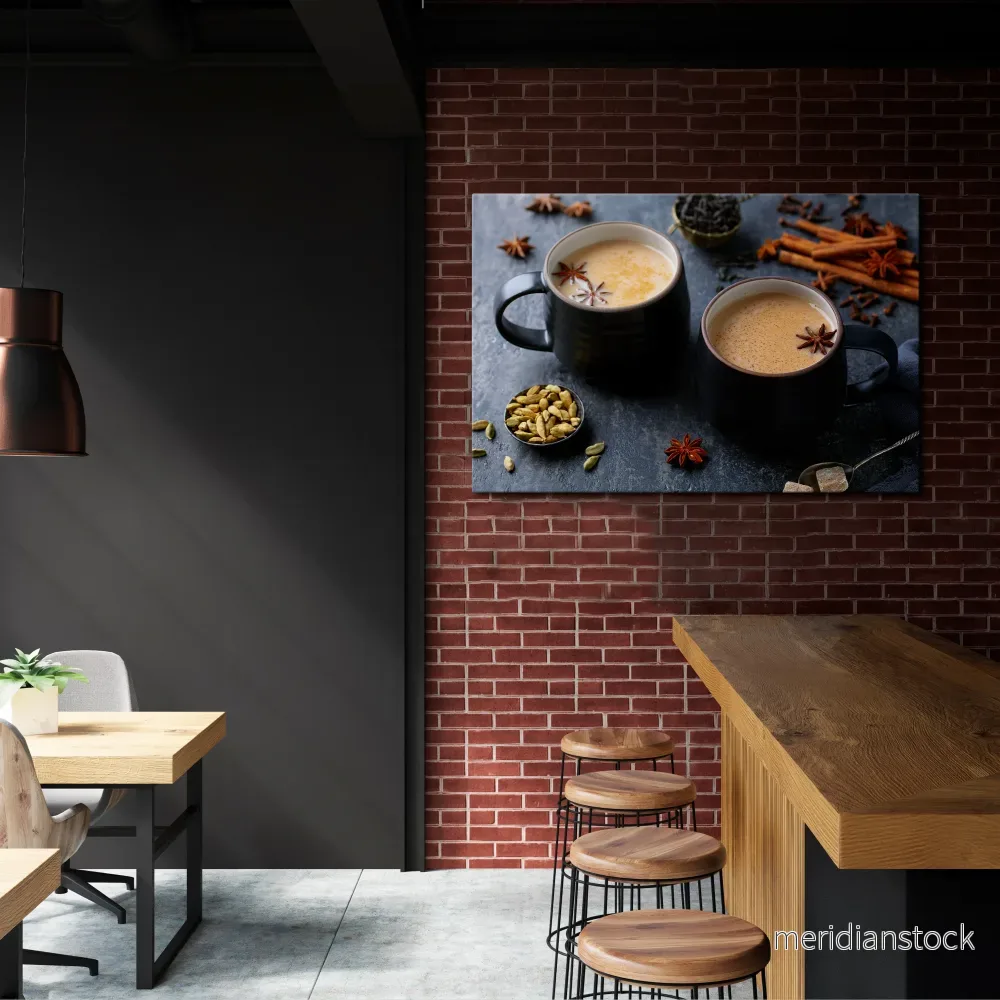 WARMTH IN A CUP Horizontal Canvas Print - Bild 2