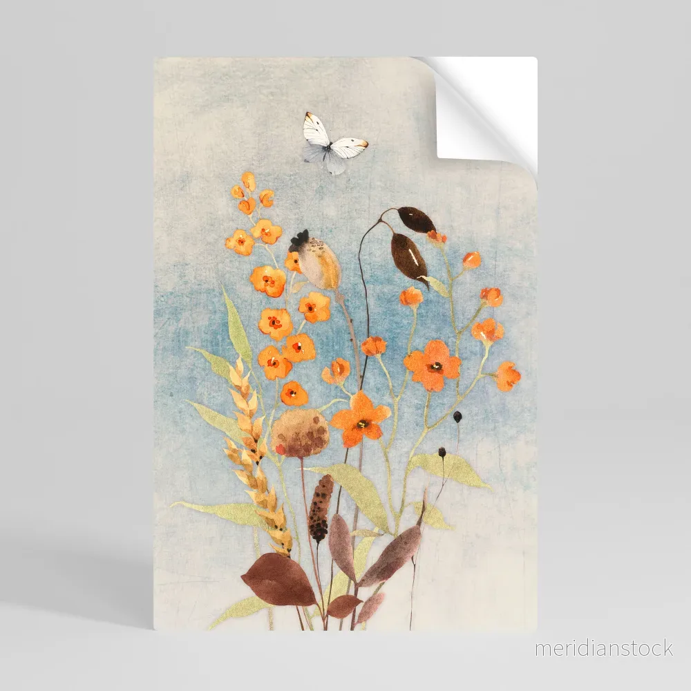 WHISPERS OF WILDFLOWERS Självhäftande Vertikal Poster - Bild 2