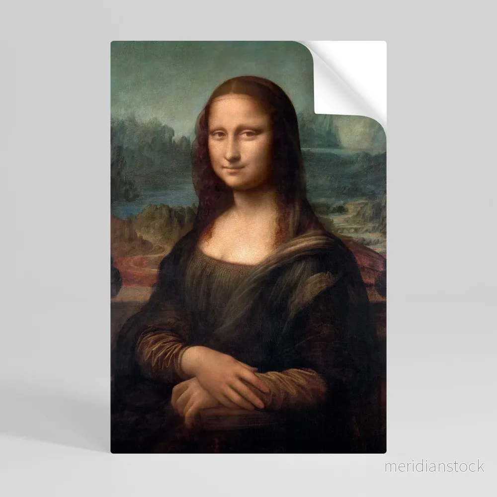 MONA LISA Självhäftande Vertikal Poster - Bild 2