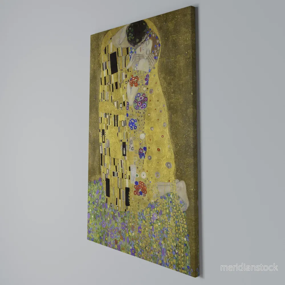 THE KISS Vertical Canvas Print - Bild 3