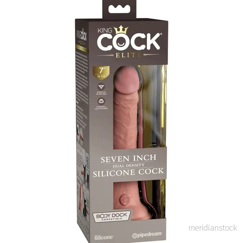 KING COCK - ELITE REALISTIC SILICONE DILDO 17.8 CM - Bild 2