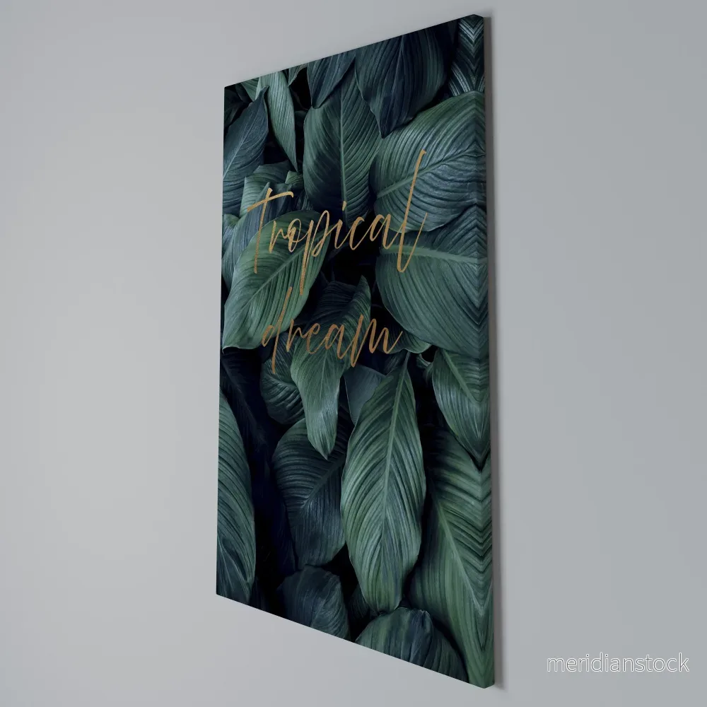 TROPICAL BLISS Vertical Canvas Print - Bild 3