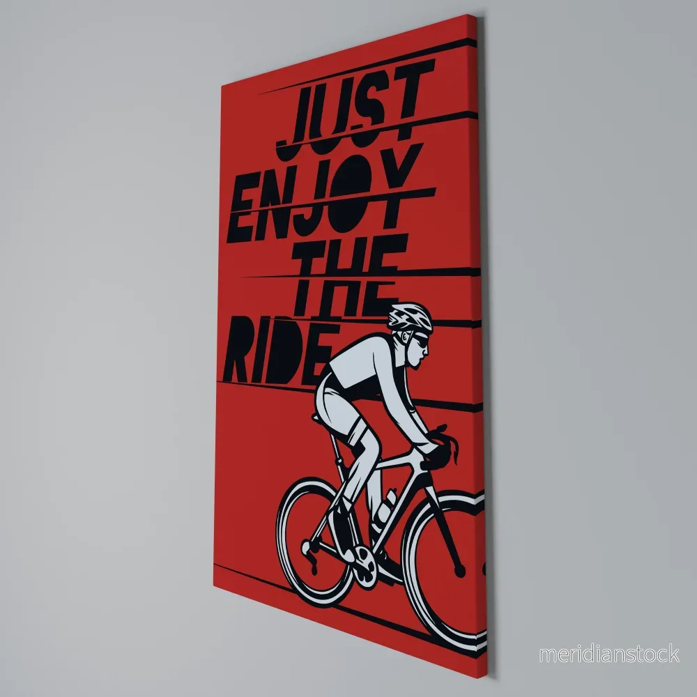 ENJOY THE RIDE Vertical Canvas Print - Bild 3