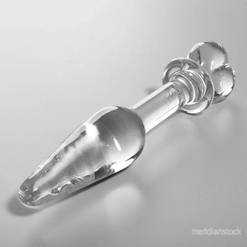 NEBULA SERIES BY IBIZA - MODEL 7 ANAL PLUG BOROSILICATE GLASS CLEAR 13.5 CM -O- 3 CM - Bild 3