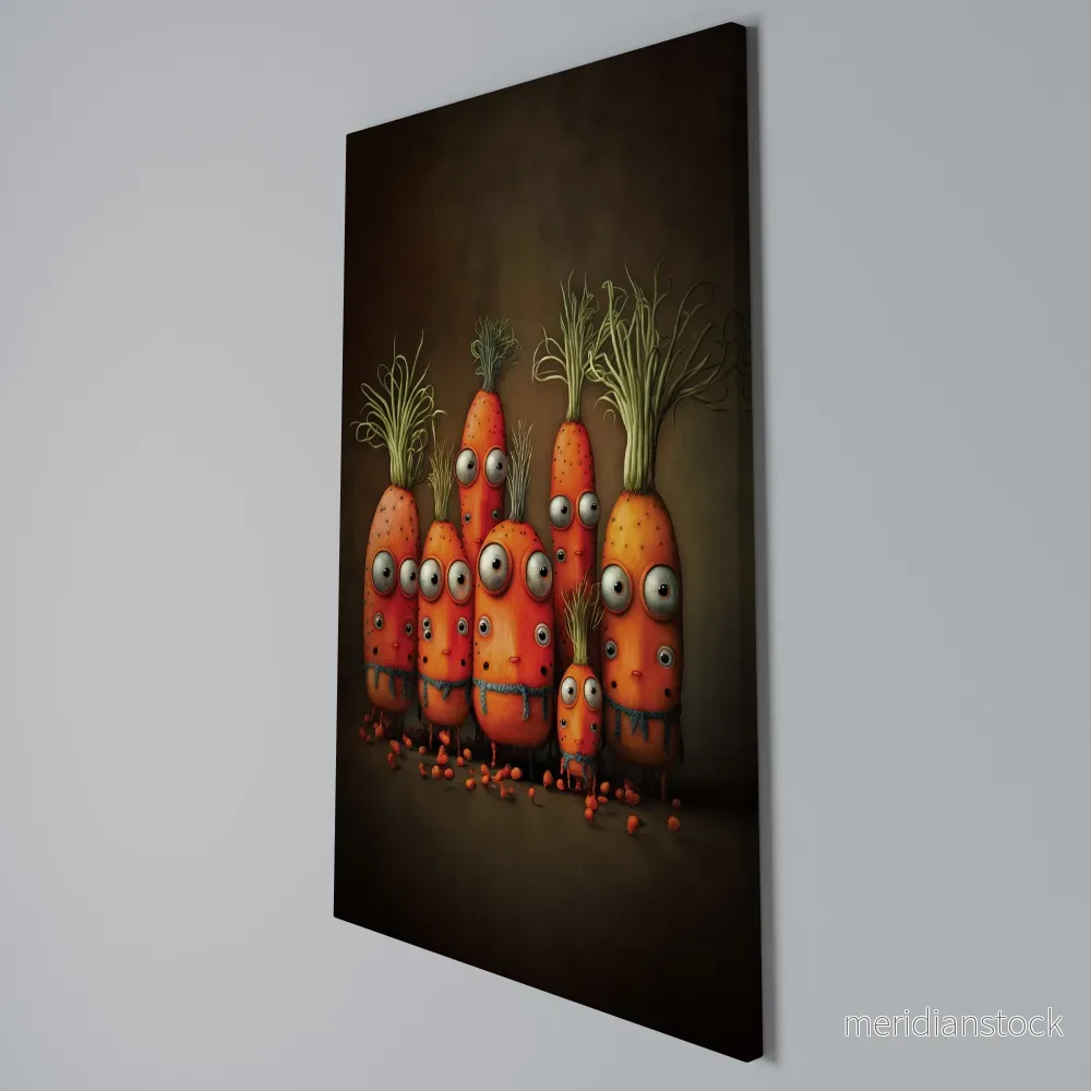 CUTE OR SCARY Vertical Canvas Print - Bild 3