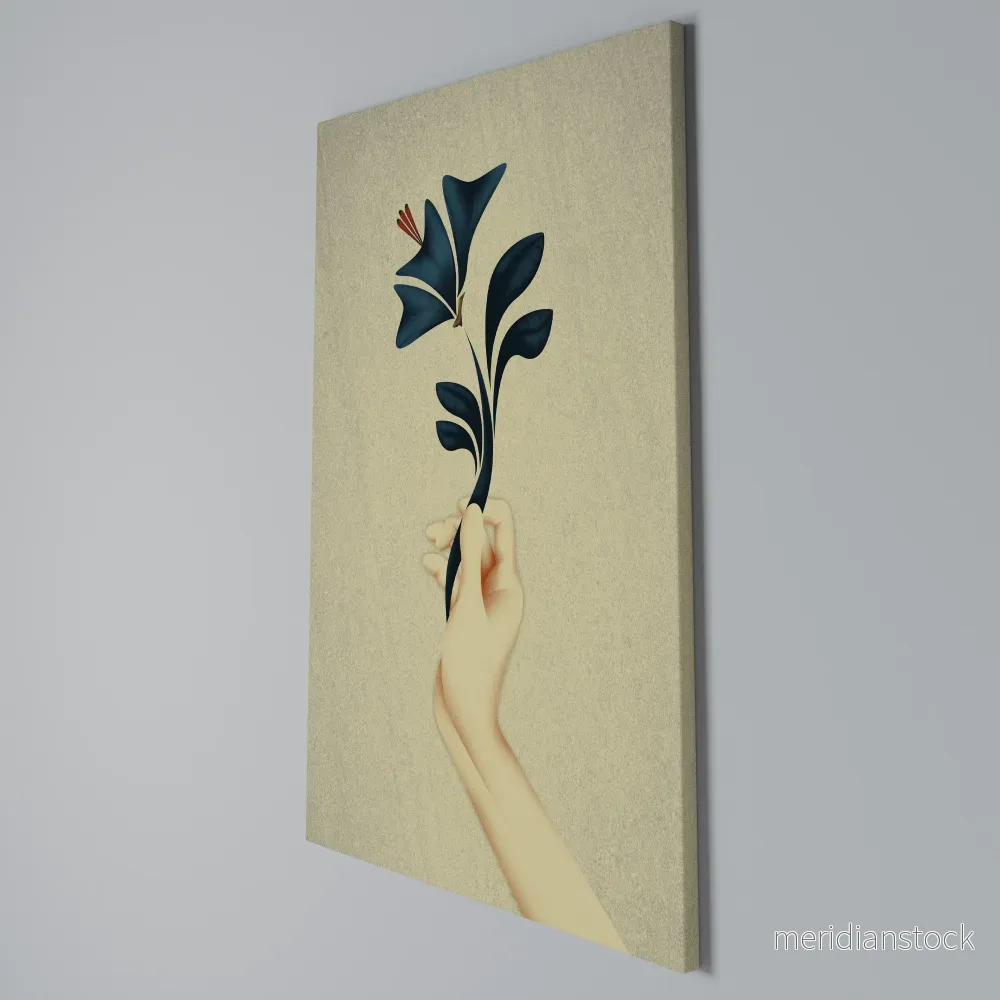 TAKE IT OR LEAF IT Vertical Canvas Print - Bild 3