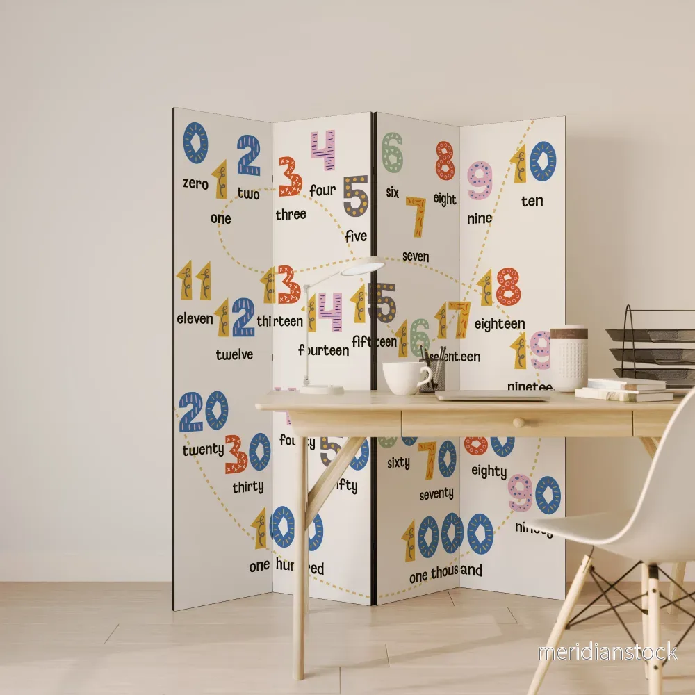 COUNTING LESSON Rumsavdelare 4 paneler - Bild 3
