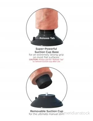 KING COCK - 20.32 CM VIBRATING COCK FLESH - Bild 2