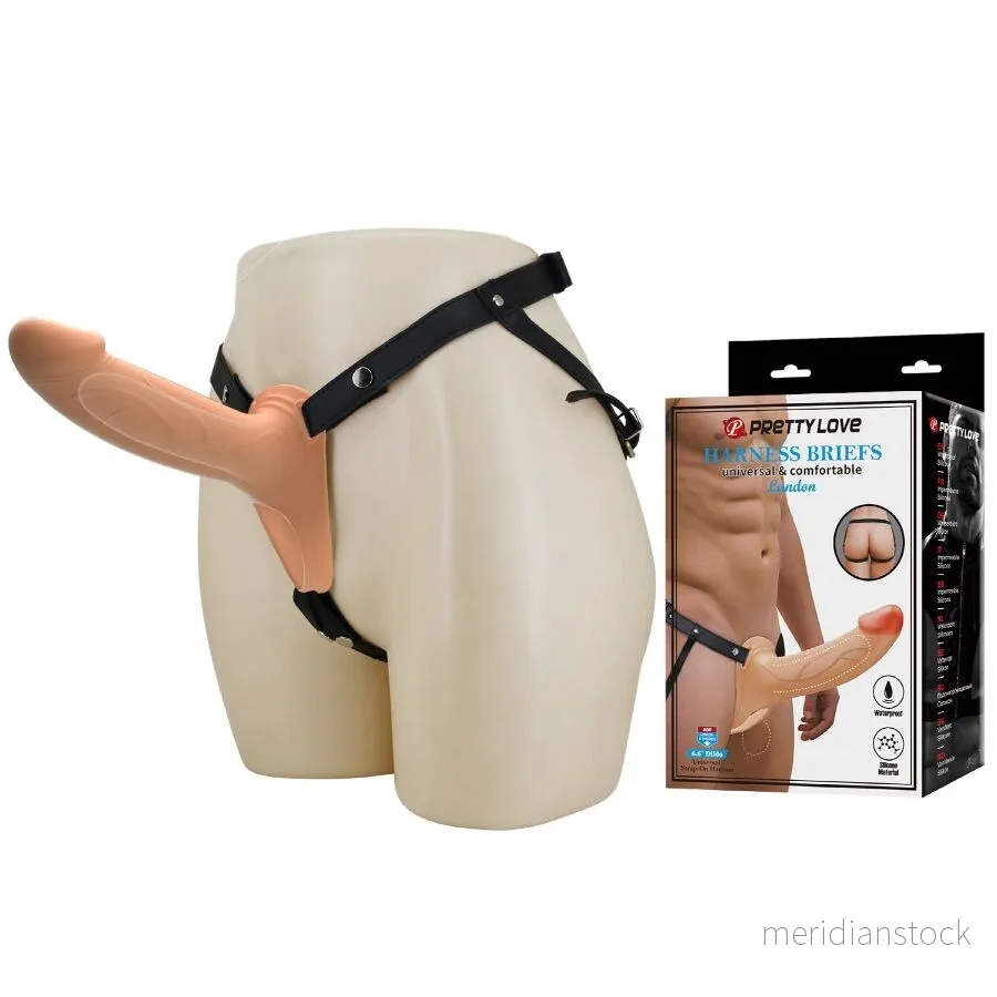 PRETTY LOVE - LANDON LIGHT-SKIN VIBRATING STRAP-ON - Bild 2