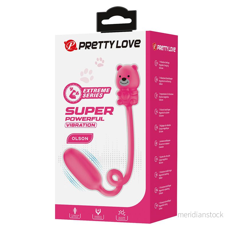 PRETTY LOVE - OLSON RECHARGEABLE BULLET VIBRATOR WITH WIRED CONTROLLER PINK - Bild 3