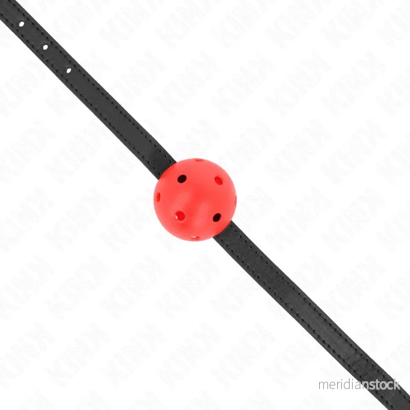 KINK - SIMPLICITY RED BREATHABLE 4.5 CM BALL GAG 62 x 1.5 CM - Bild 2