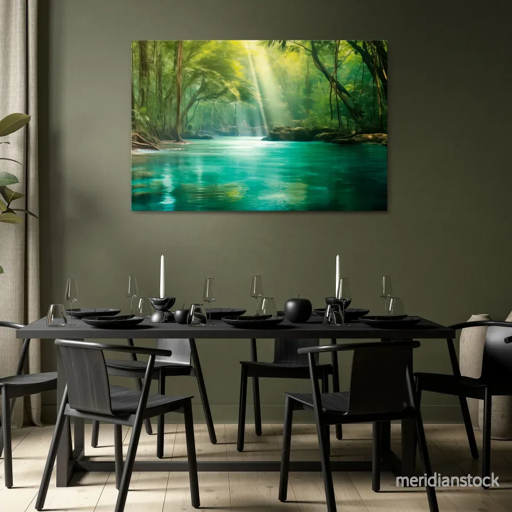 SERENE REFLECTIONS Horizontal Canvas Print