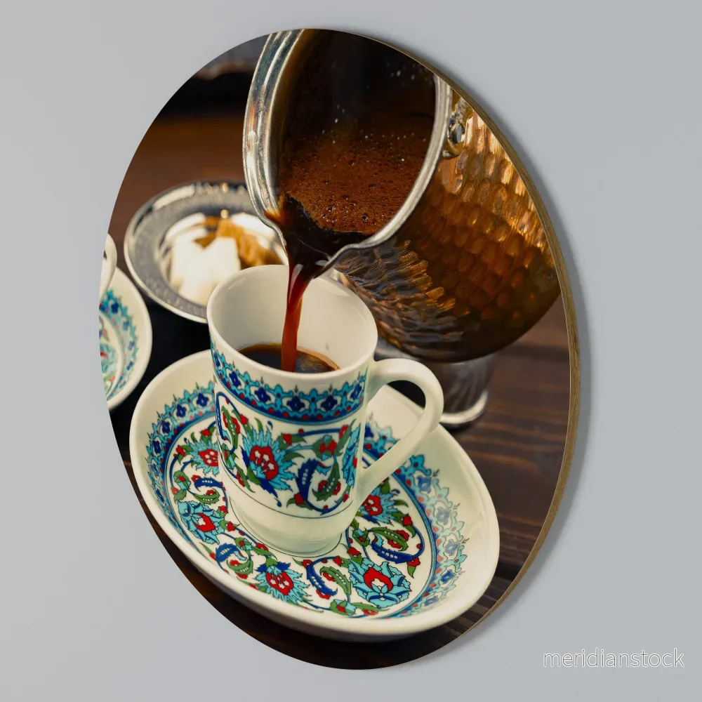 TRADITION IN A CUP Rund väggdekor
