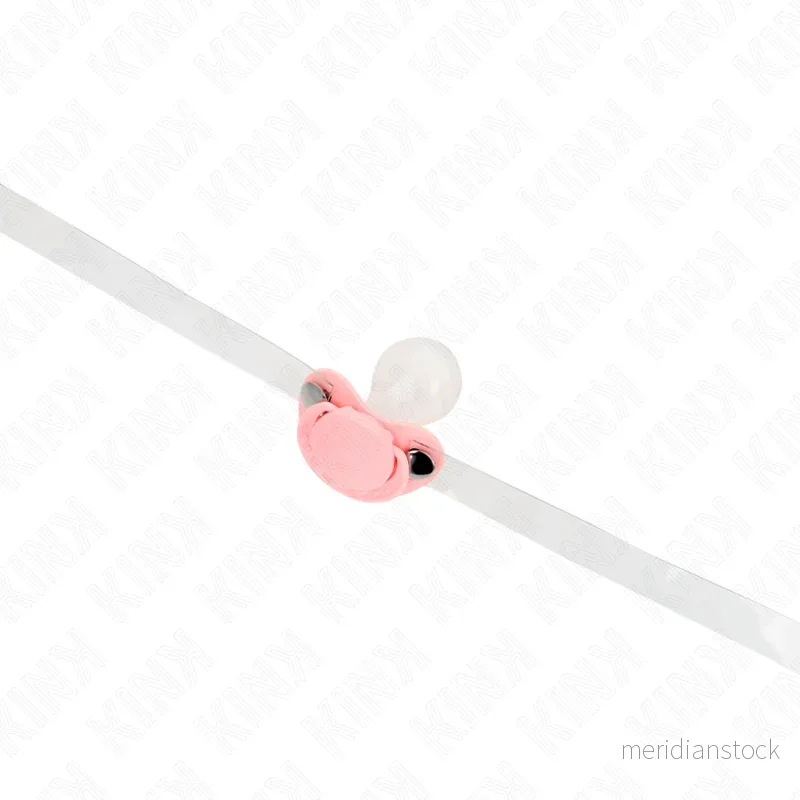 KINK - PINK PACIFIER SHAPED GAG 5.5 x 4 CM ADJUSTABLE 43-60 CM - Bild 2