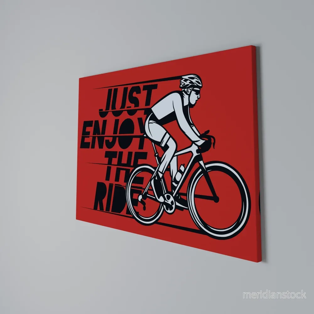 ENJOY THE RIDE Horizontal Canvas Print - Bild 3