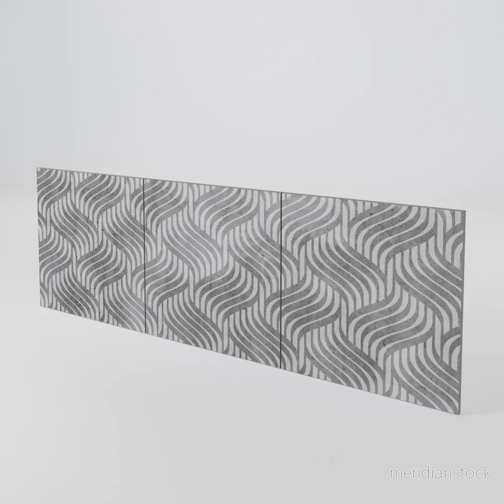 CONCRETE MOVEMENT Luckset med 3 dörrar till sideboard - Bild 2