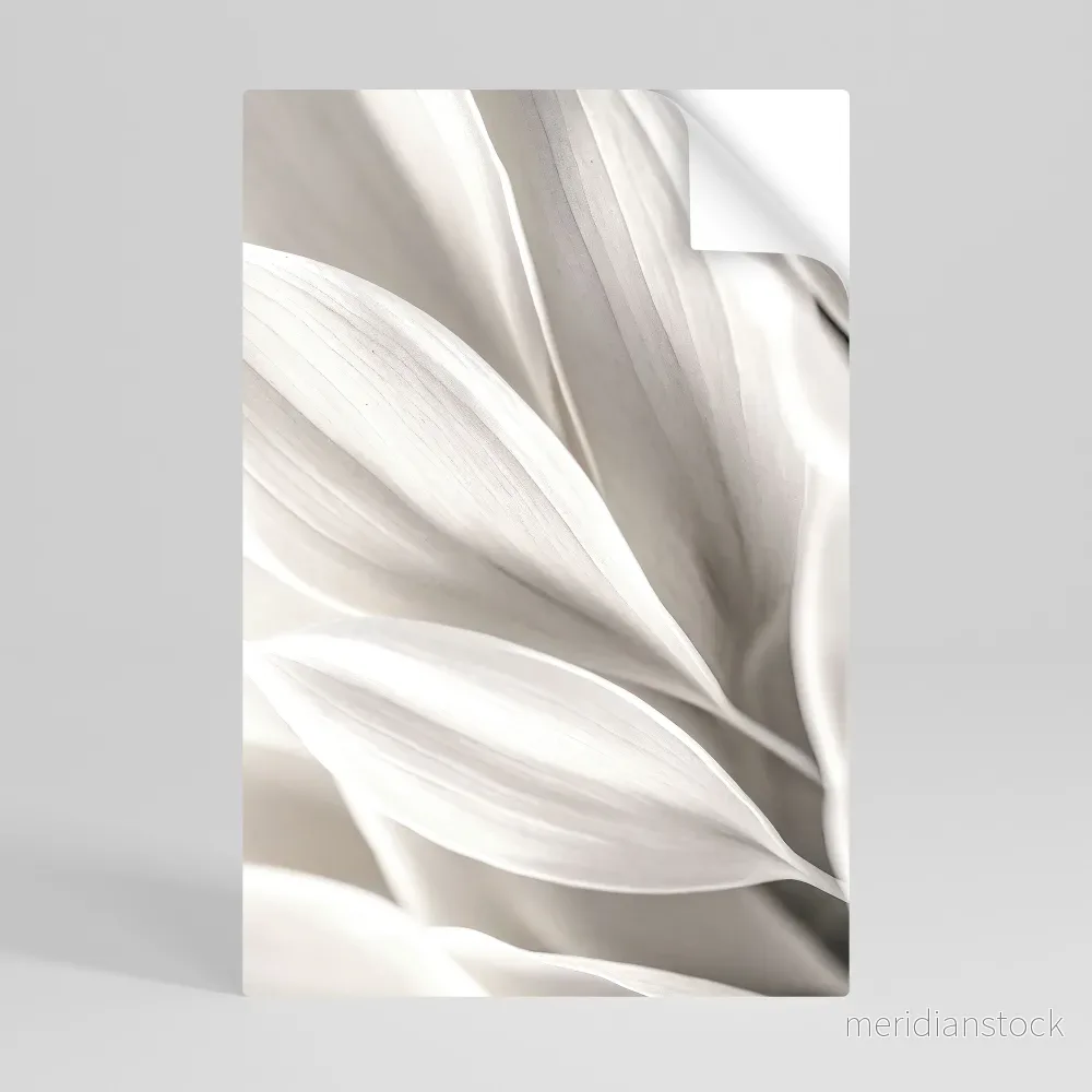 WHISPERS OF WHITE Självhäftande Vertikal Poster - Bild 2
