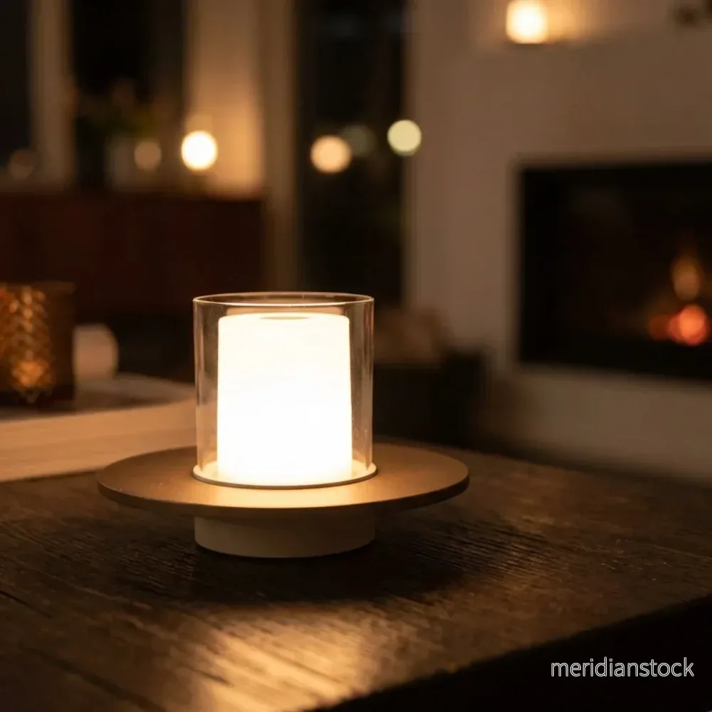 Modern bordslampa för stämningsbelysning - Solivon
