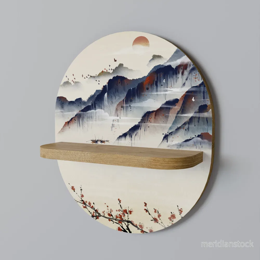 JAPANESE LANDSCAPE Dekorationshylla