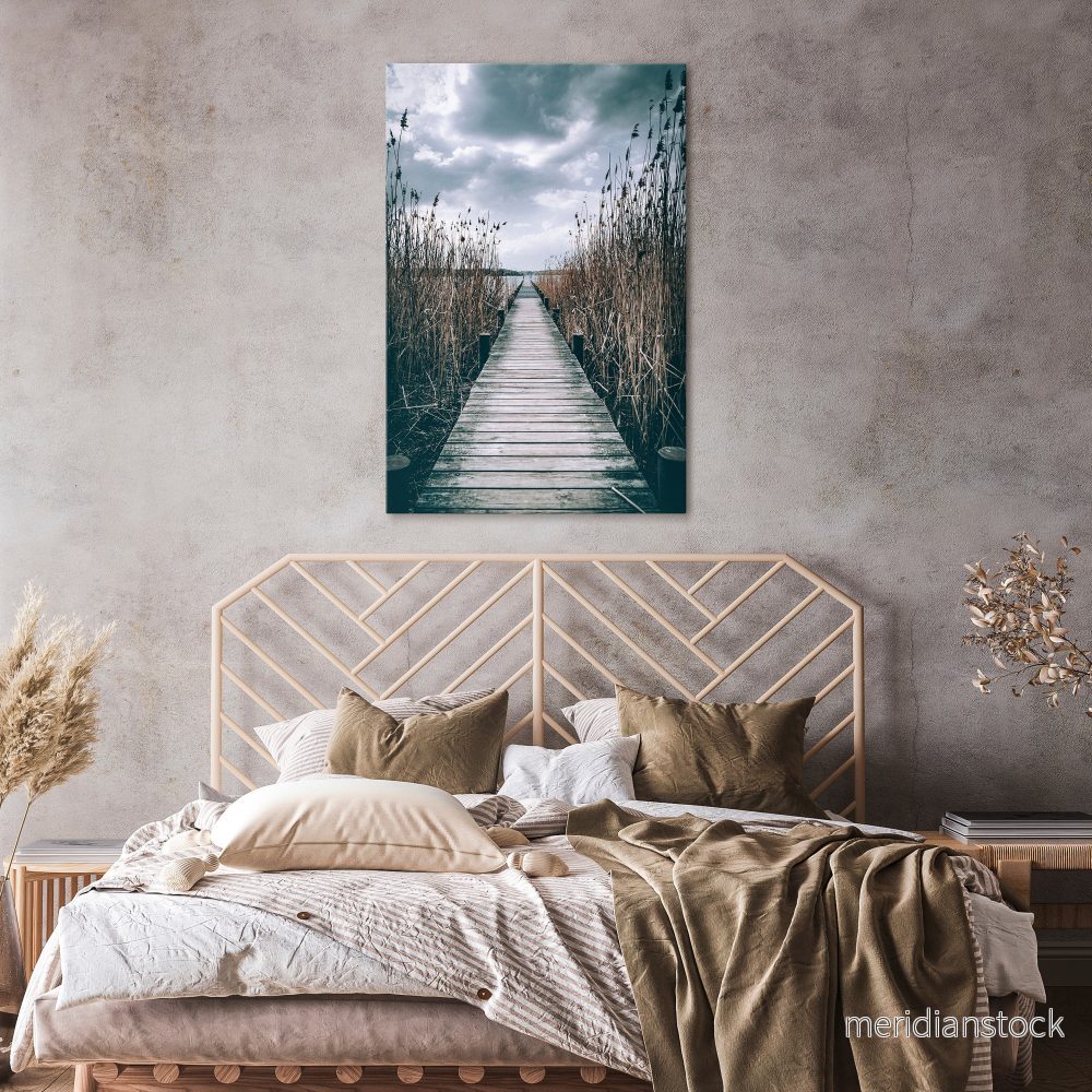 GAZE INTO STILLNESS Vertical Canvas Print - Bild 2