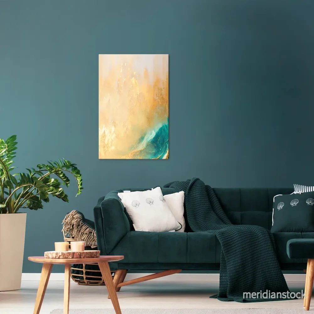 AZURE DREAMS Vertical Canvas Print AZURE DREAMS Vertical Canvas Print