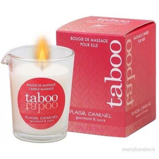 RUF - TABOO MASSAGE CANDLE FOR HER PLAISIR CHARNEL COCOA FLOWER AROMA - Bild 2