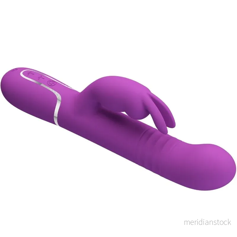 PRETTY LOVE - COALE 4 IN 1 MULTIFUNCTION RABBIT VIBRATOR PURPLE - Bild 3