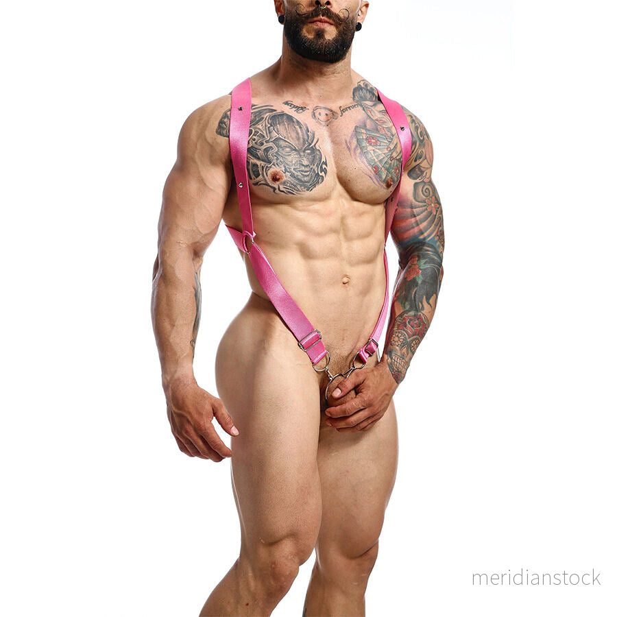 MOB - DNGEON CROSS BACK HARNESS PINK ONE SIZE - Bild 3