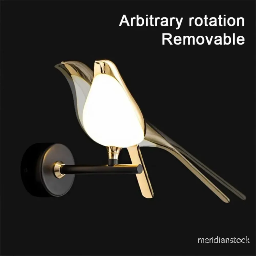 Roterande LED-vägglampa - LuminaBird