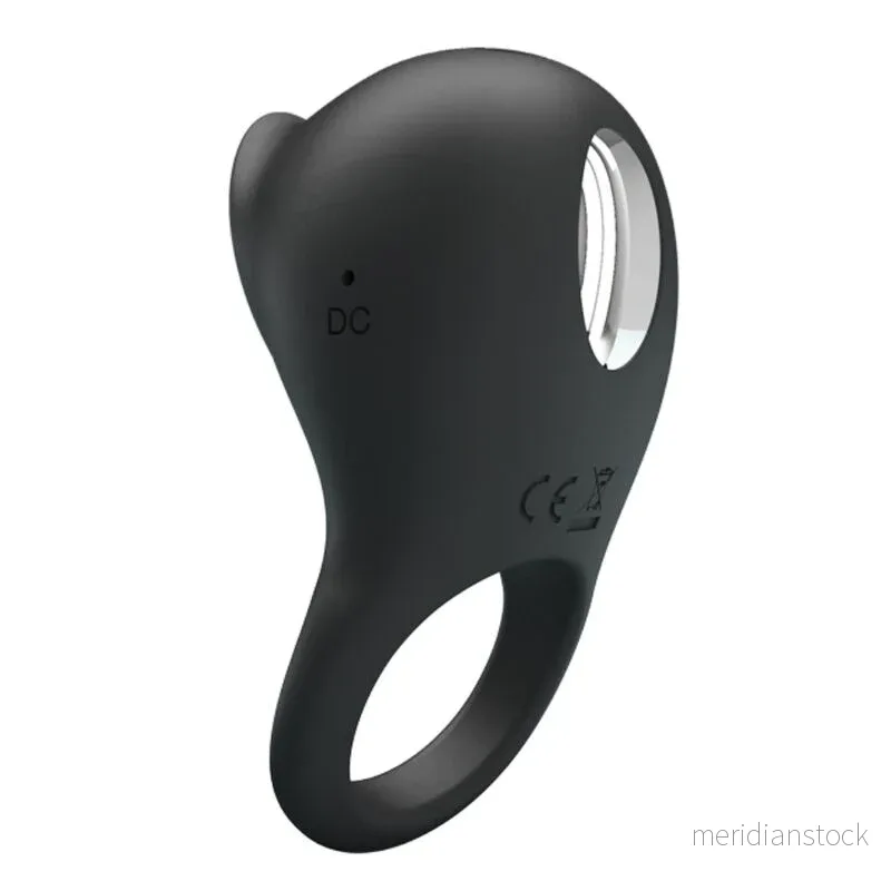 PRETTY LOVE - VIBRATING PENIS RING WITH BLACK TONGUE - Bild 2