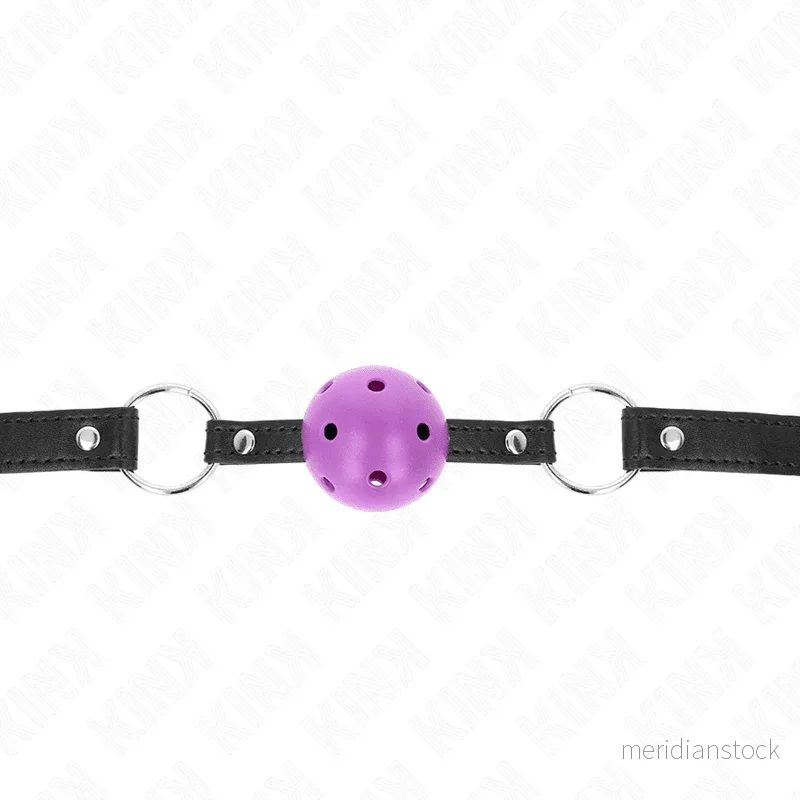 KINK - HOLLOW HARD PURPLE BALL 4.5 CM GAG 63.5 X 2 CM - Bild 3