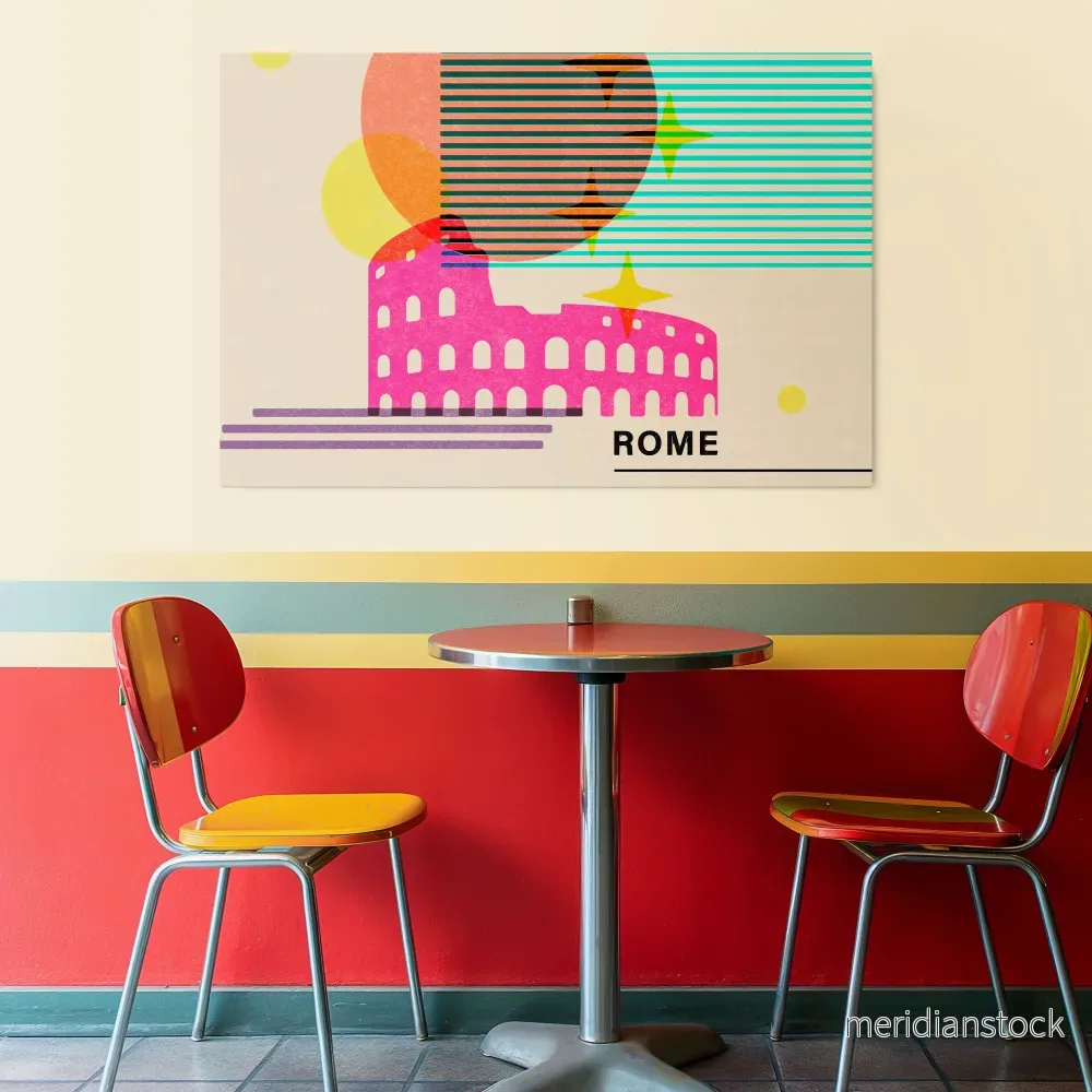 ROMAN SPARKLE Horizontal Canvas Print - Bild 2