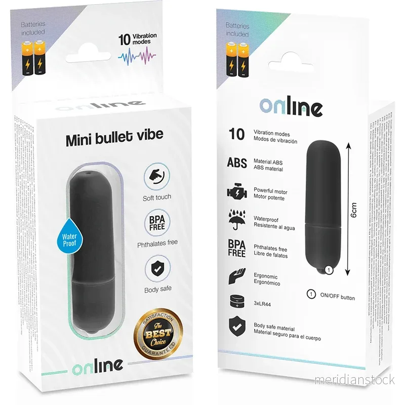ONLINE - MINI BULLET VIBE BLACK - Bild 2