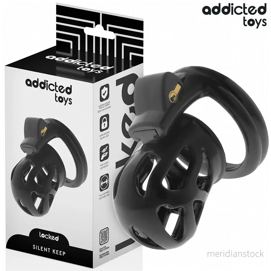 ADDICTED TOYS LOCKED - SILENT KEEP PENIS CAGE 7.5 CM