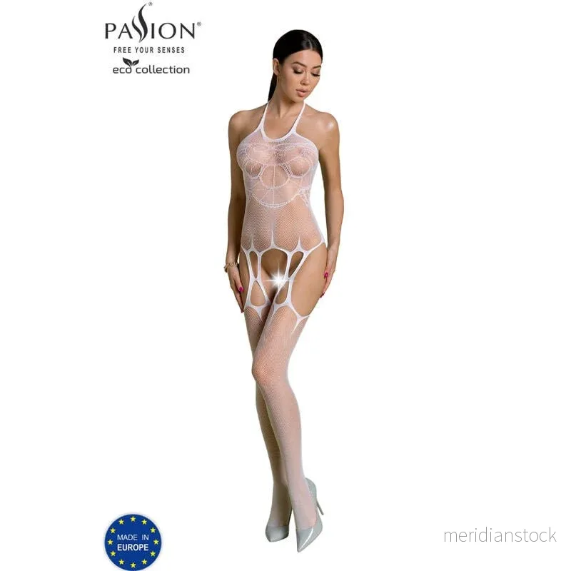 PASSION - ECO COLLECTION BODYSTOCKING ECO BS002 BLACK - Bild 3