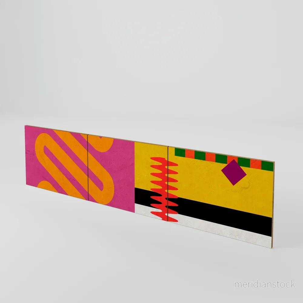 VIVID ART Luckset med 3 dörrar till TV-bänk VIVID ART Luckset med 3 dörrar till TV-bänk