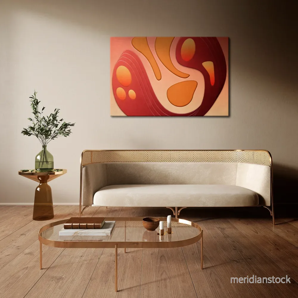 IMMERSION STRUCTURE Horizontal Canvas Print - Bild 2