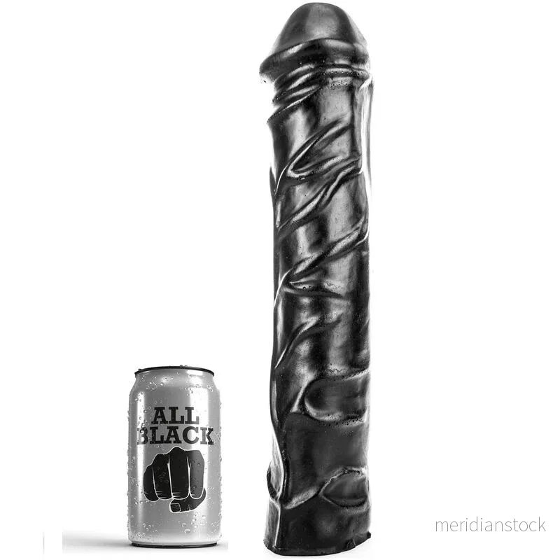 All Black Giant Dildo 32 CM - Ultimate Pleasure Experience for Lovers