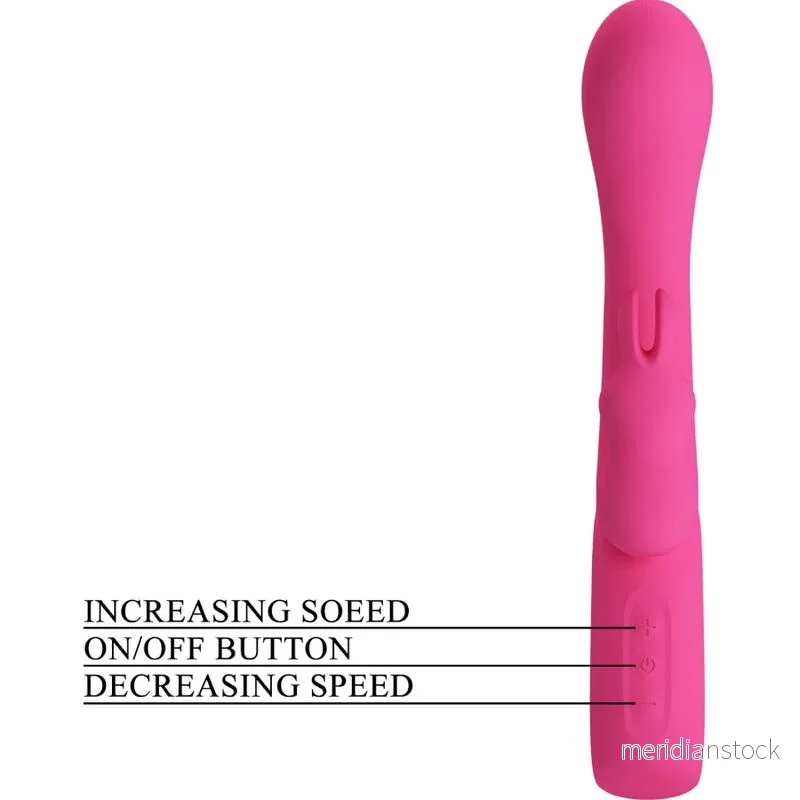 PRETTY LOVE - NOVAK RABBIT VIBRATOR 12 VIBRATIONS PINK - Bild 3