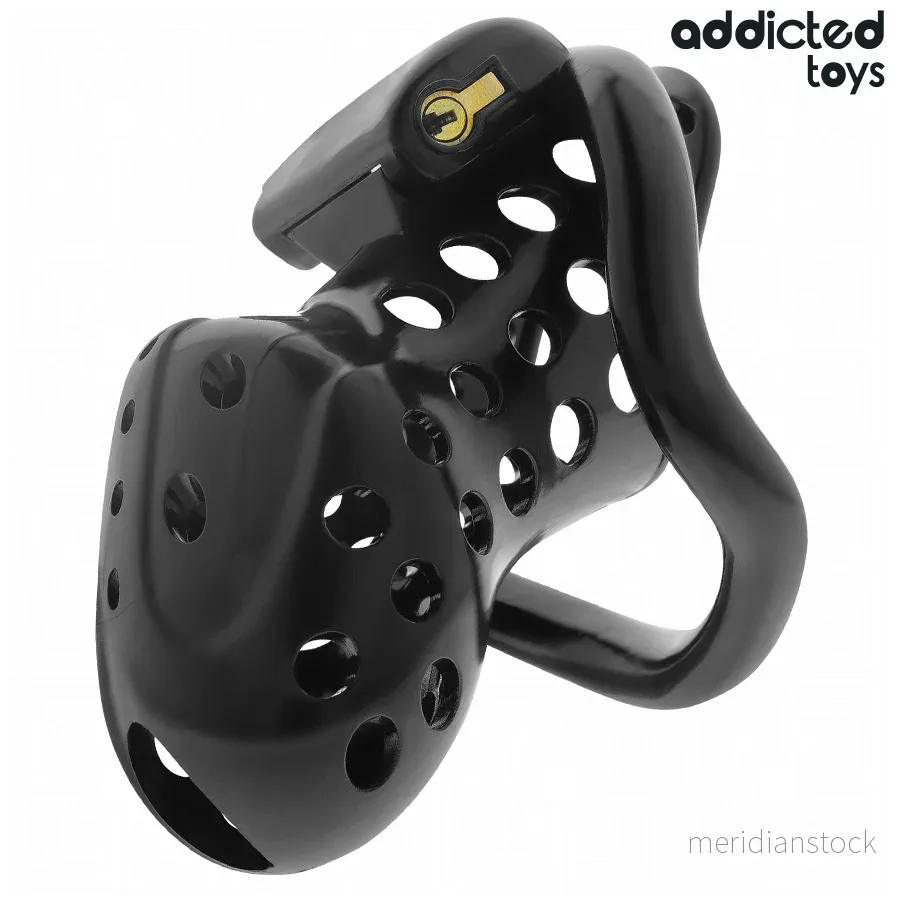 ADDICTED TOYS LOCKED - CHAINED HOLLOW PENIS CAGE 10.5 CM - Bild 2
