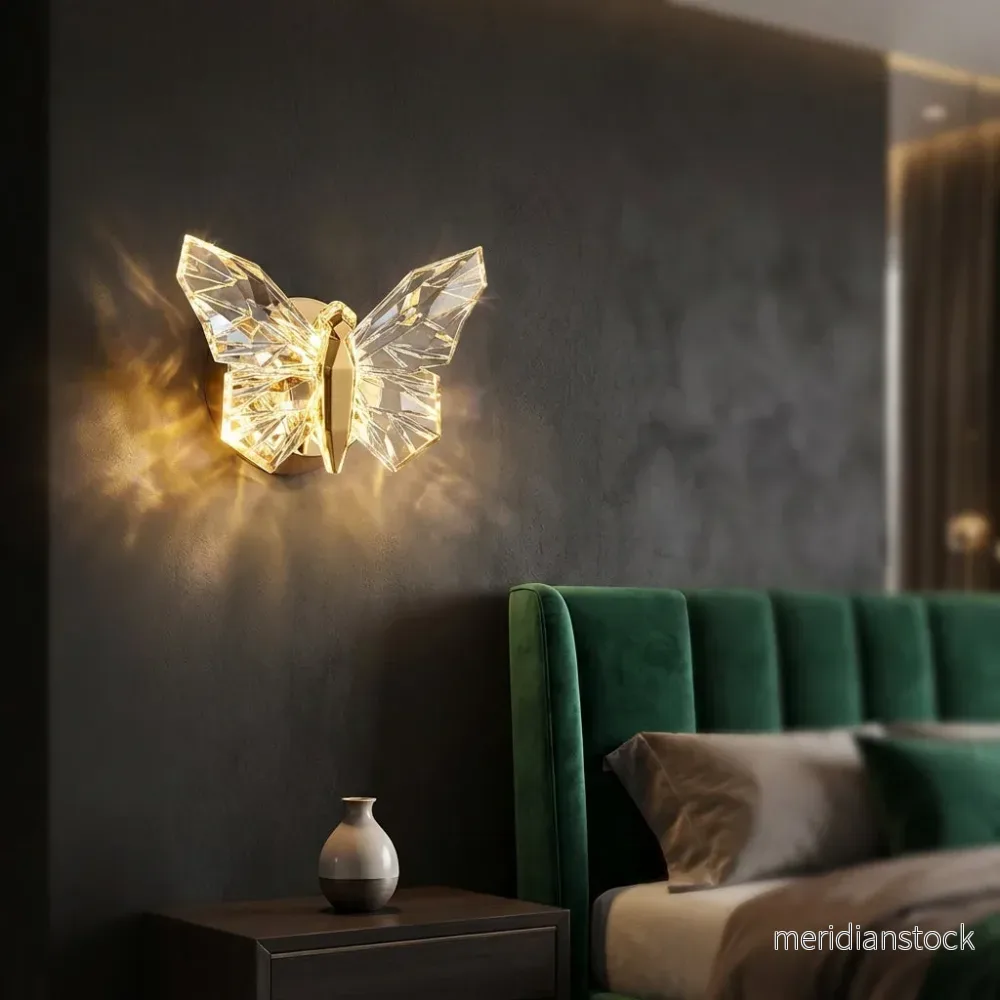 Fjärilsformad LED-lampa - Glintwing