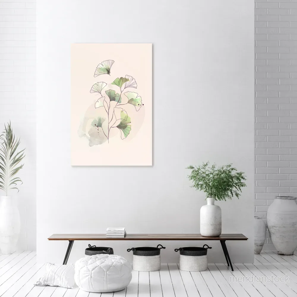 FOLIAGE REVERIE Vertical Canvas Print - Bild 2