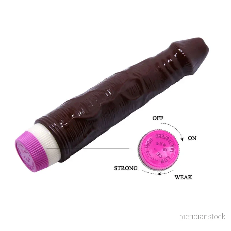 BAILE - WAVES OF PLEASURE VIBRATOR 23 CM BROWN - Bild 2