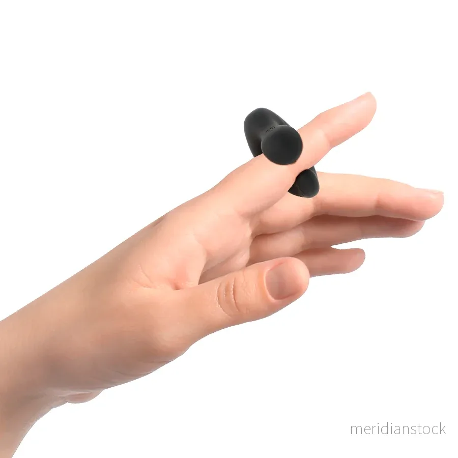 BLACK&SILVER - DUCKYMANIA RECHARGEABLE SILICONE STIMULATING DUCK THIMBLE - Bild 3